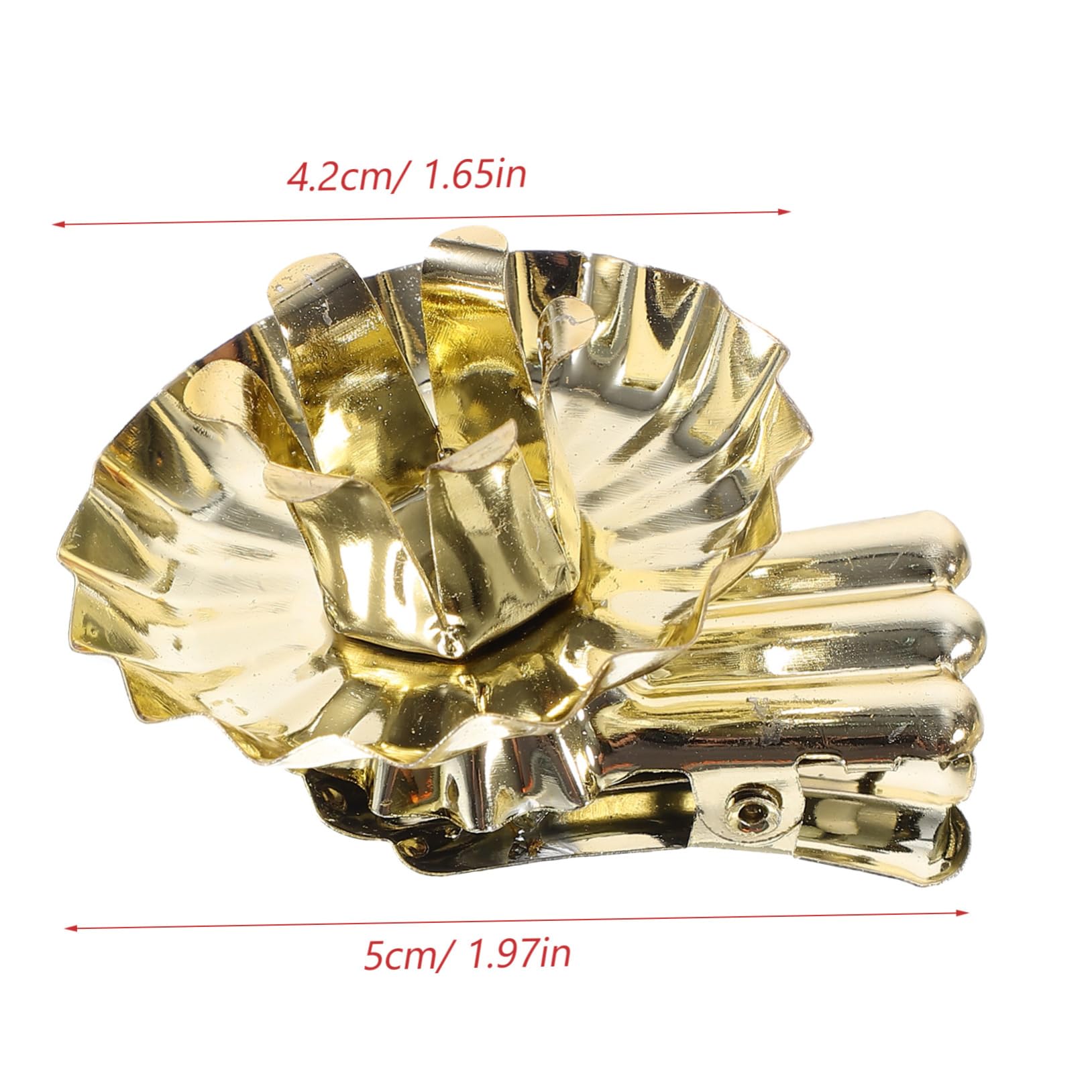 CIMAXIC Elegant Vintage Design Candle Holder Clip for Christmas Table Home Decorations