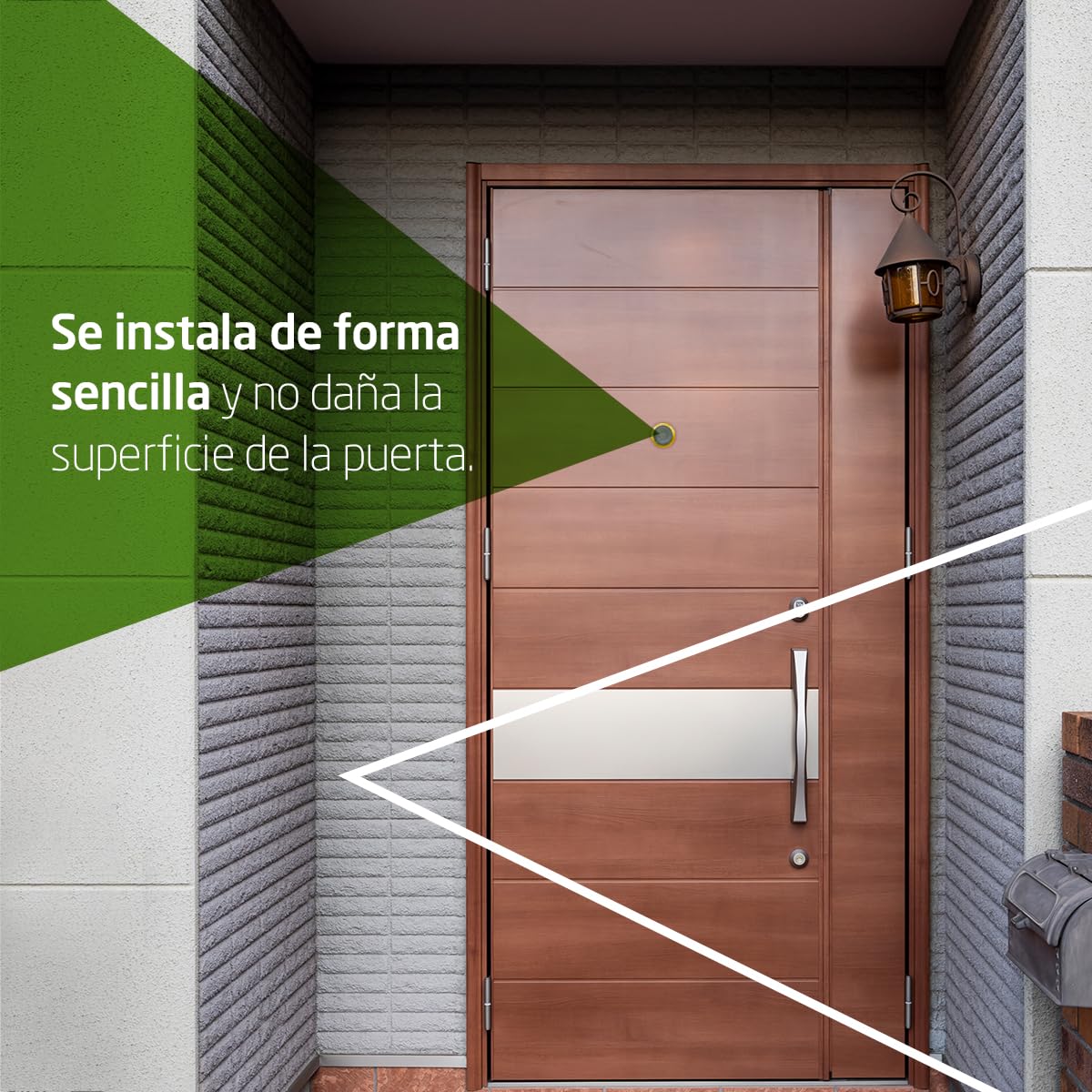 Amig - Mirilla Digital para Puertas - Pantalla LCD 4" TFT - Ángulo de Visión: 160° - Imágenes Claras - De Fácil Instalación y Uso - Color: Plata