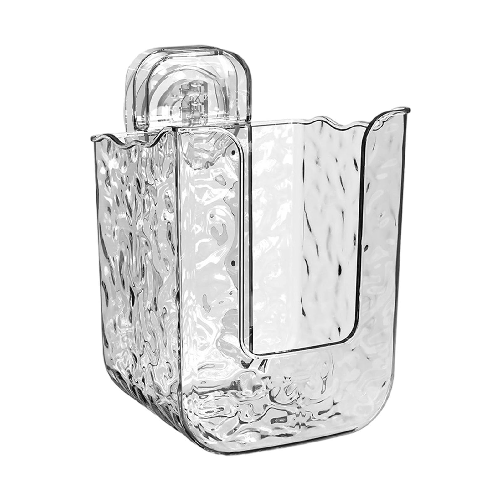 APGLSXY Lavishness Textured Wet Tissue Dispenser Wall Mounted Adhesive Complimentary Bathroom Planner PET Substance Damp Proof Storage Solution Practice Bathroom Storage Box