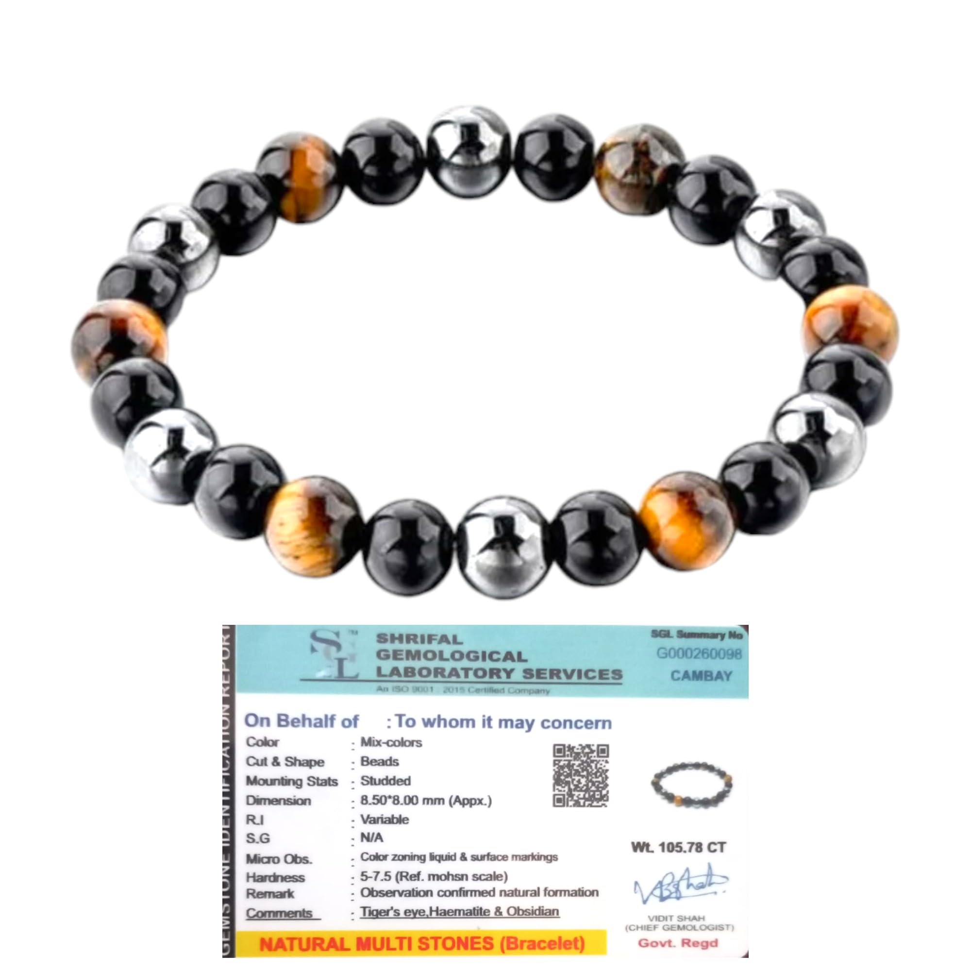 Divine Spirituals Natural Crystal Certified Gemstone Bracelet Premium Range for Chakra Healing and Abundance 8 mm to 100 mm Round and Diamond Cut Series