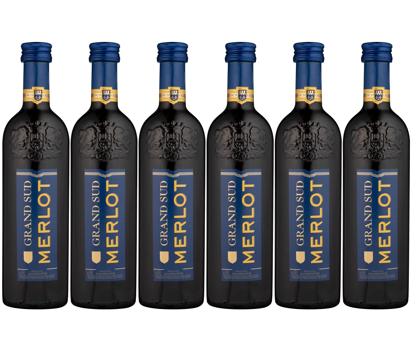 Grand Sud - Merlot, round and fruity red wine (6 x 0,25L)