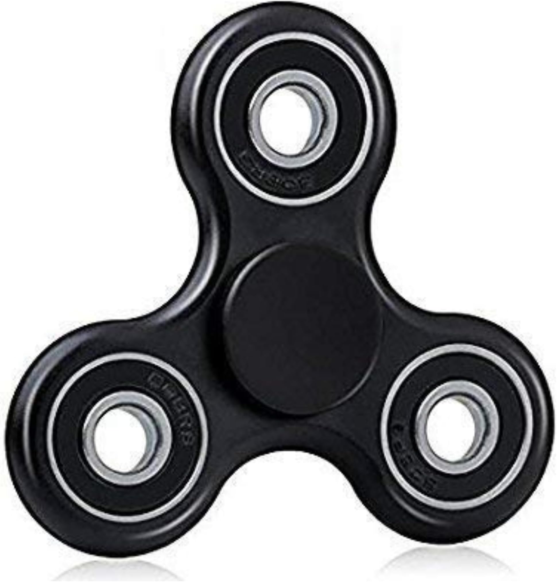 Premsons® Hand Spinner Desk Toy - High Speed Smooth Finger Spin Sensory Fidget Stress Relief Game Play for Kids & Adults - Birthday Party Gift - Four Bearing - Black