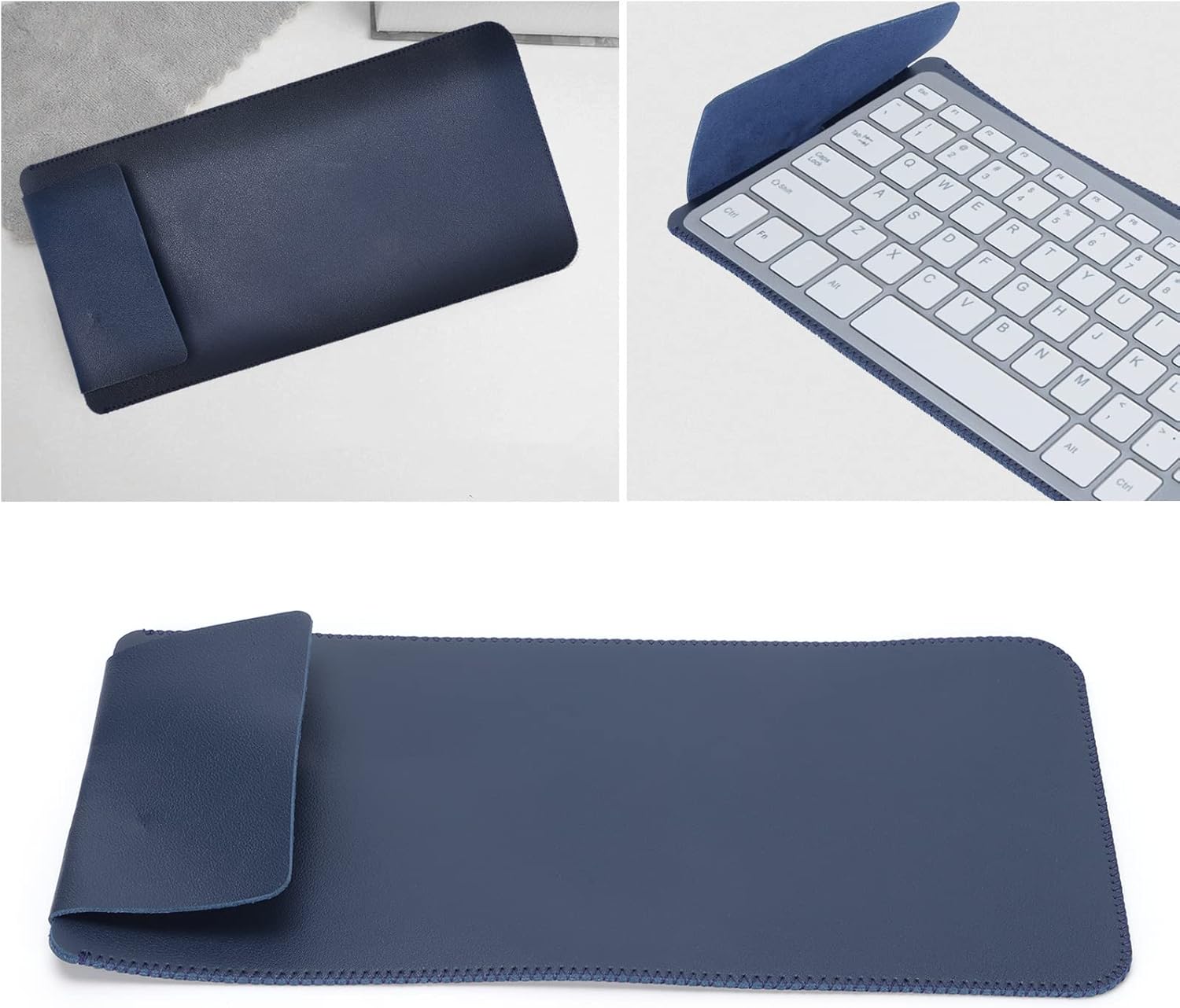 Logitech K380用レザーキーボードスリーブ 防水性と再利用可能なキーボードカバー ポータブルキーボードケース 濃い緑色 旅行 外出用 Logitech K380用レザーキーボードスリーブ 防水性と再利用可能なキーボードカバー ポータブルキーボードケース 濃い緑色 旅行 外出用