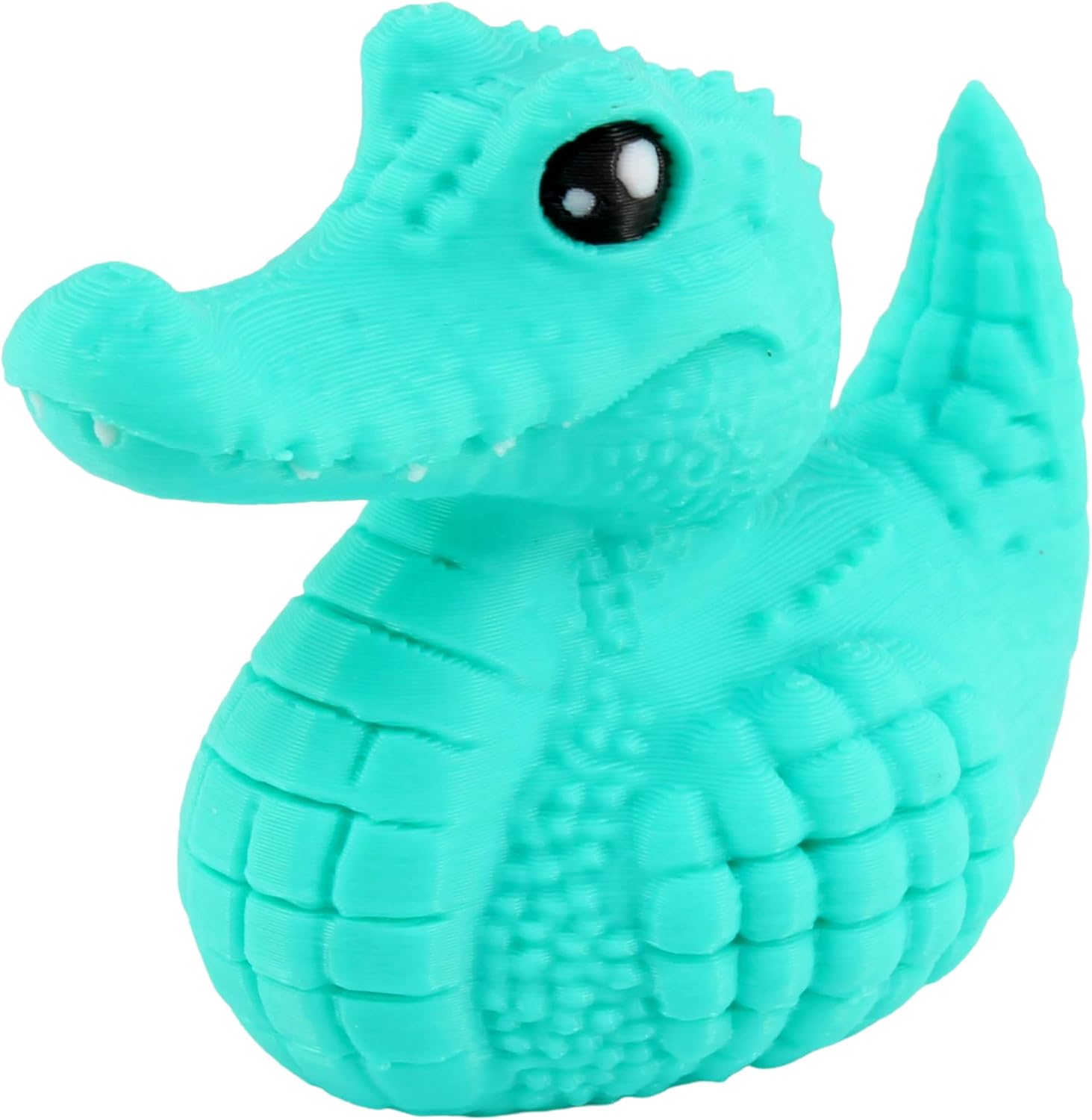 PowerTRC Crocodile Duck Figurine – Duck for 4x4 Ducking, Fun Car Dashboard Accessory, Unique Reptile Figure Gifts, Ducks for Cars – 3D Printed in USA