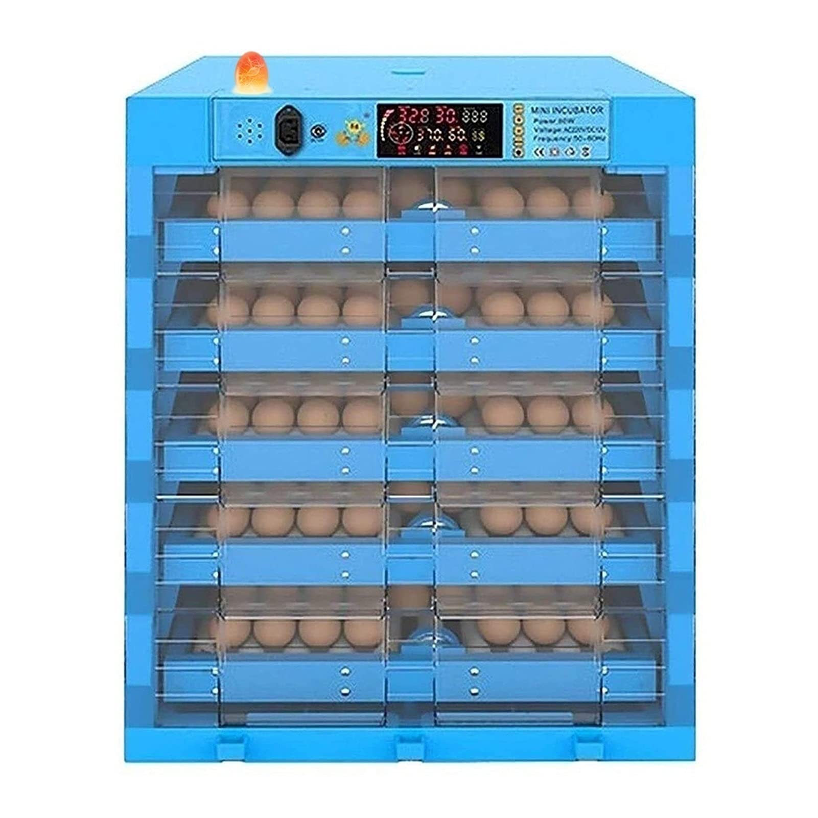 Incubatrice per Uova Grande incubatrice Digitale Completamente Automatica Girauova per polli da cova Quaglie Anatre Oche Uccelli Allevatore di pollame Fattoria Allevamento familiare