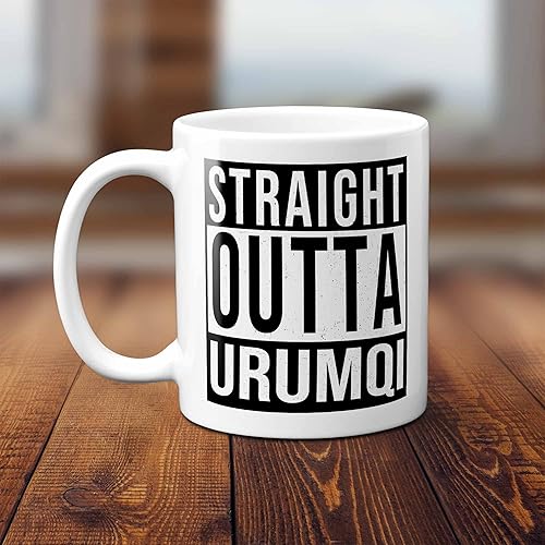 Miniatura 3 de Straight Outta Urumqi Souvenir City Mug. 11 Ounces.