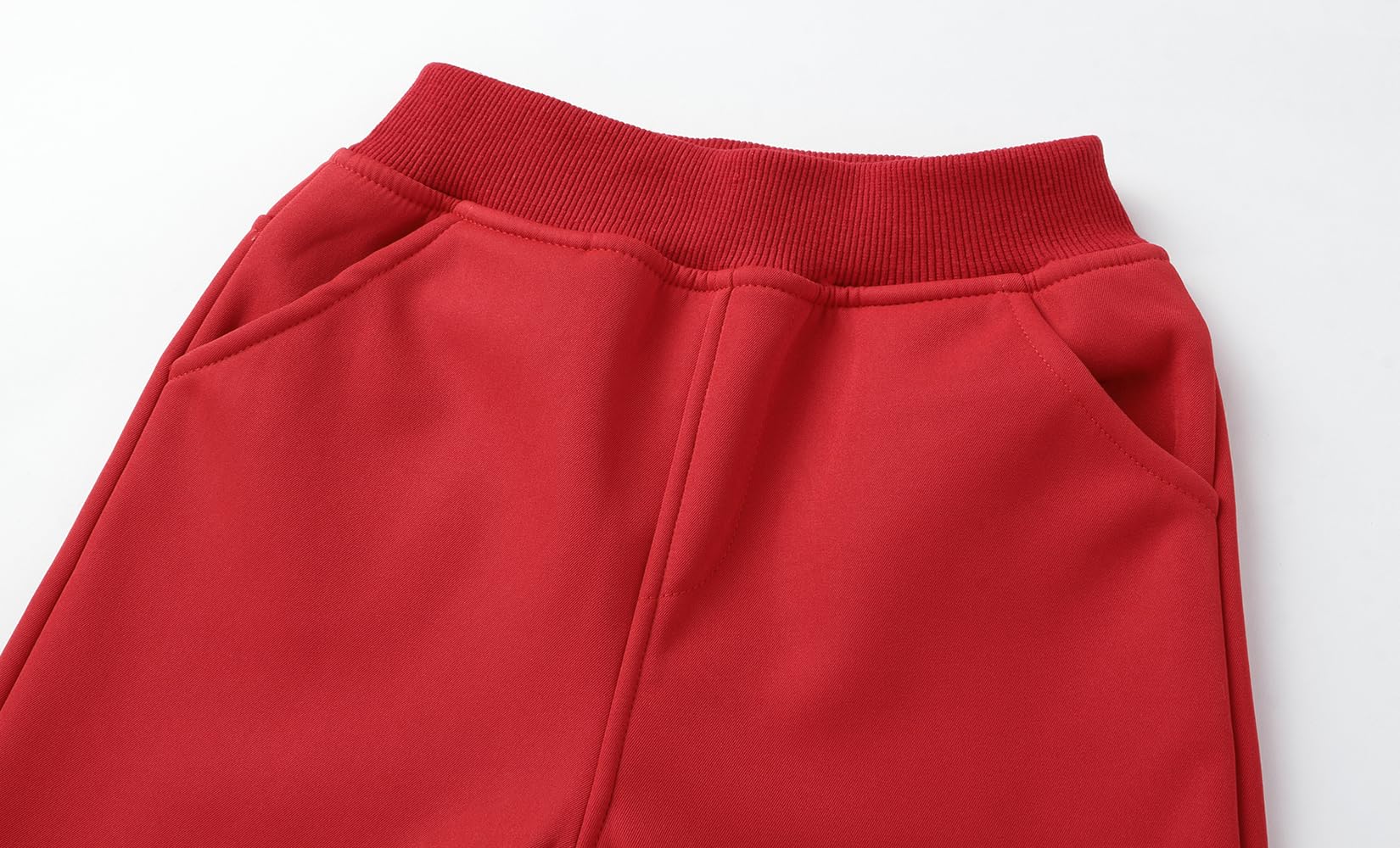 Mud Kingdom Pantalones de invierno con forro polar y cintura elástica para niños pequeños