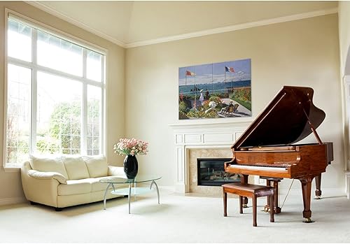 Miniatura 4 de JBER Art Acoustic Panels Decorative,8 Pack Decorative Acoustical Wall Panels With Self Adhesive,Suitable For Recording Studio,Home Soundproof Wall