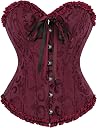 dark red corset Top1商品