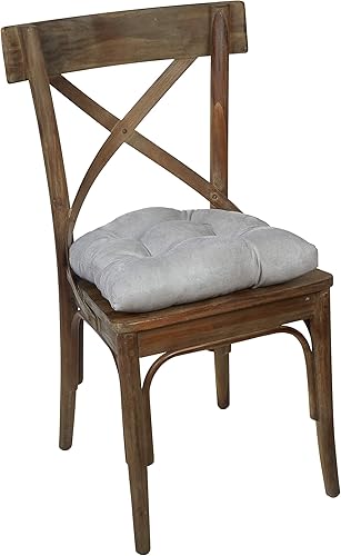 Miniatura 2 de Klear Vu Gripper Overstuffed - Cojines universales antideslizantes para silla de comedor para decoración de cocina o uso de oficina, almohadilla de