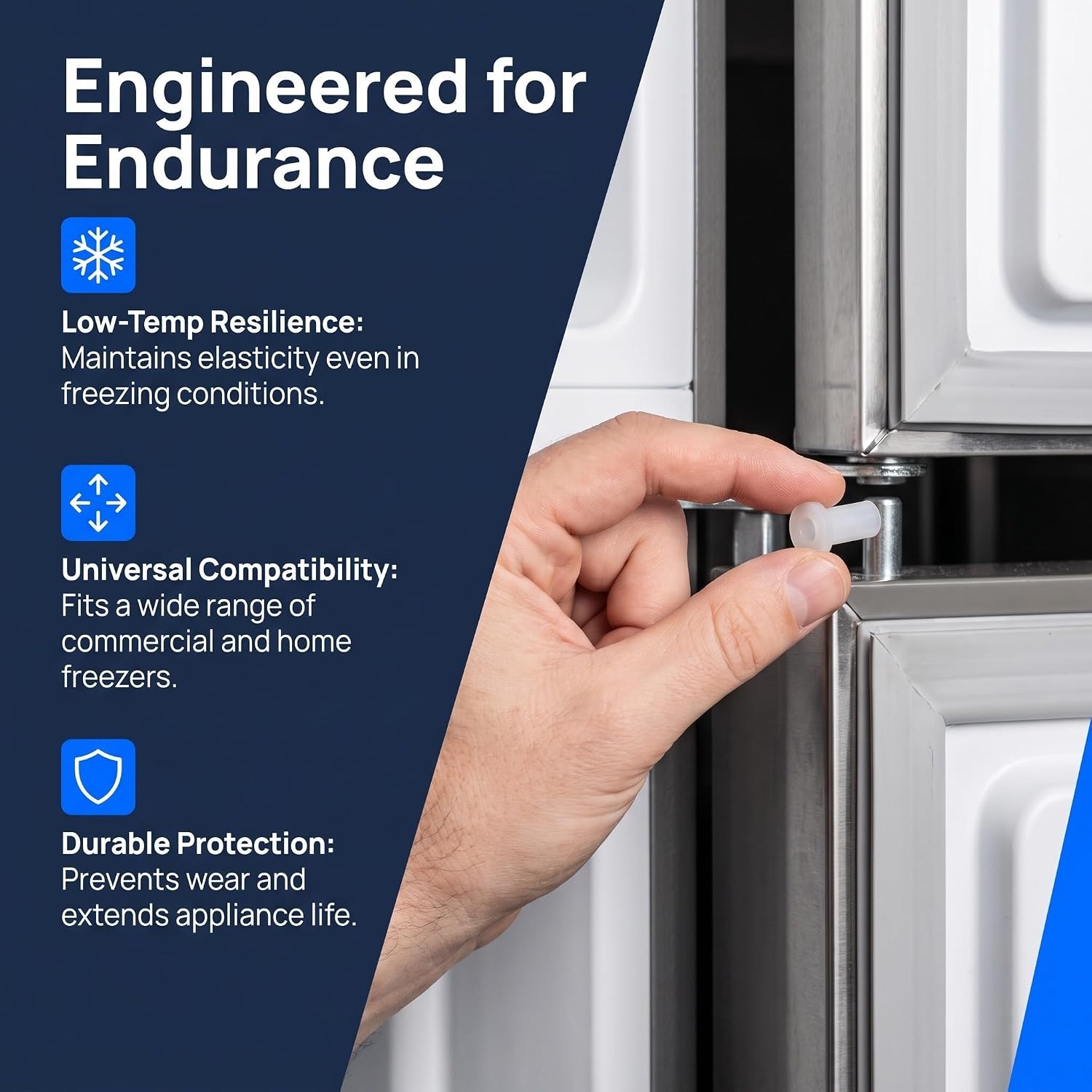 Zerodeko 8pcs Door Hinge Pin Cap Bushing for Appliance Replacement Parts