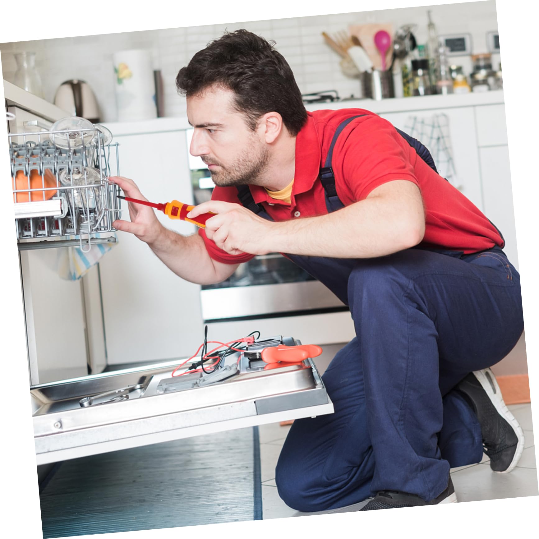 Set Cacciaviti Vde 13 in 1 per Riparazione Telefono Computer | Acciaio Legato V, Rosso, Formato Compatto e Leggero, Kit per Apertura e Smontaggio