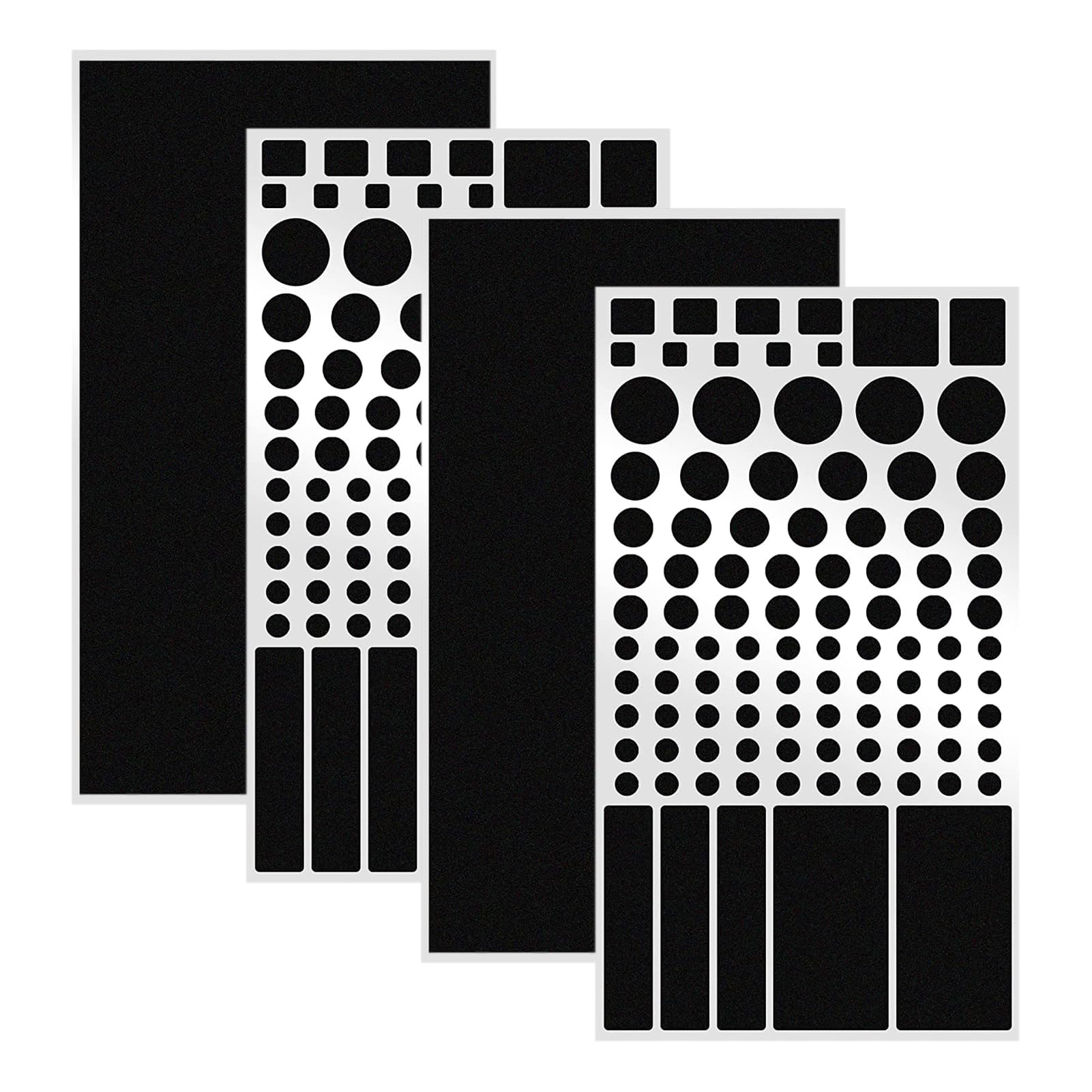 4 Sheets LED Light Blocking Stickers, Light Dimming LED Blackout Stickers for Routers TV, Alarm Clocks, Electronics