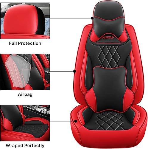 Miniatura 3 de Fundas de asiento para Volkswagen Jetta 2000-2024, fundas de asiento de automóvil de cuero impermeables, accesorios para interiores de automóvil