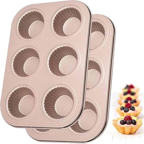 Mini moldes para tartas de corazón, 4 pulgadas, moldes pequeños en forma de corazón, molde para hornear para el día de San Valentín, juego de 2