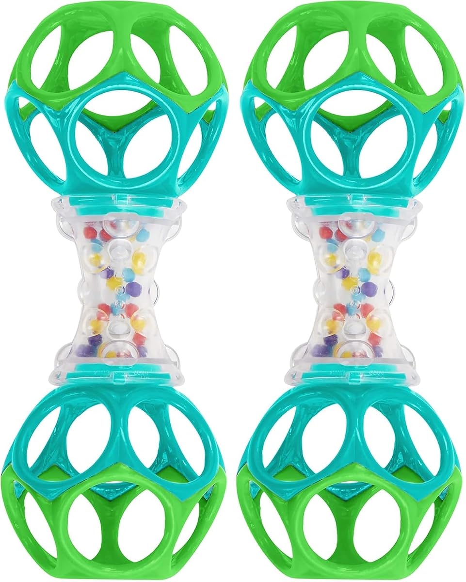 Oball Shaker Rattle | Newborn+ | Pack of 2