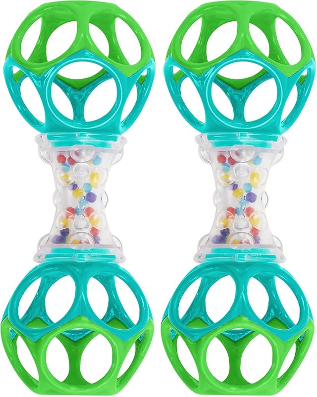 Oball Shaker Rattle | Newborn+ | Pack of 2