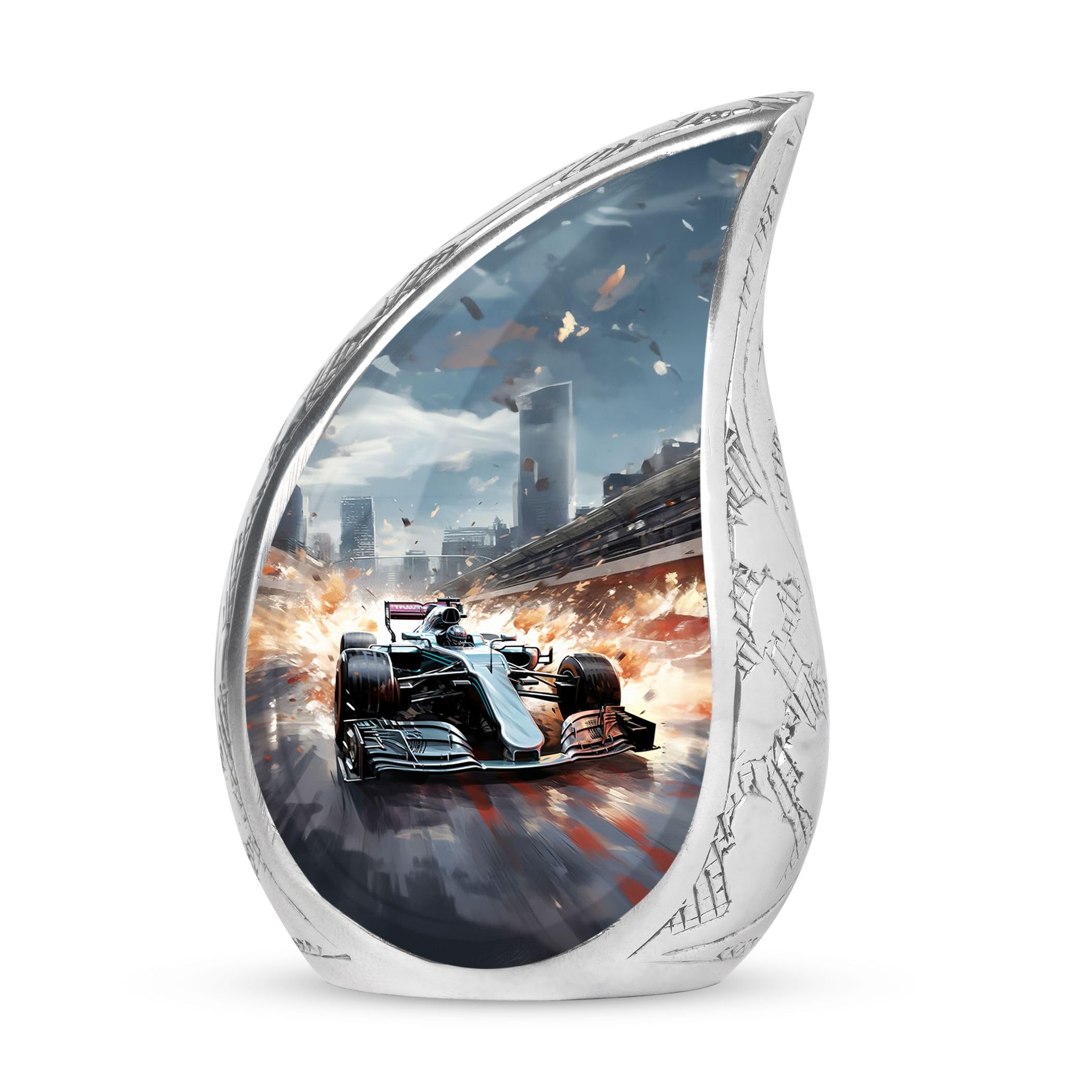 Racing Car Urn, Keepsake Urn, Cremation Urns for Ashes for Women, Urn for Ashes Adult Male, Miniature Urn, Small Urns for Men Ashes, Teardrop Urn for Human Ashes, Funeral Urns, Mini Urn 3inch,1pcs