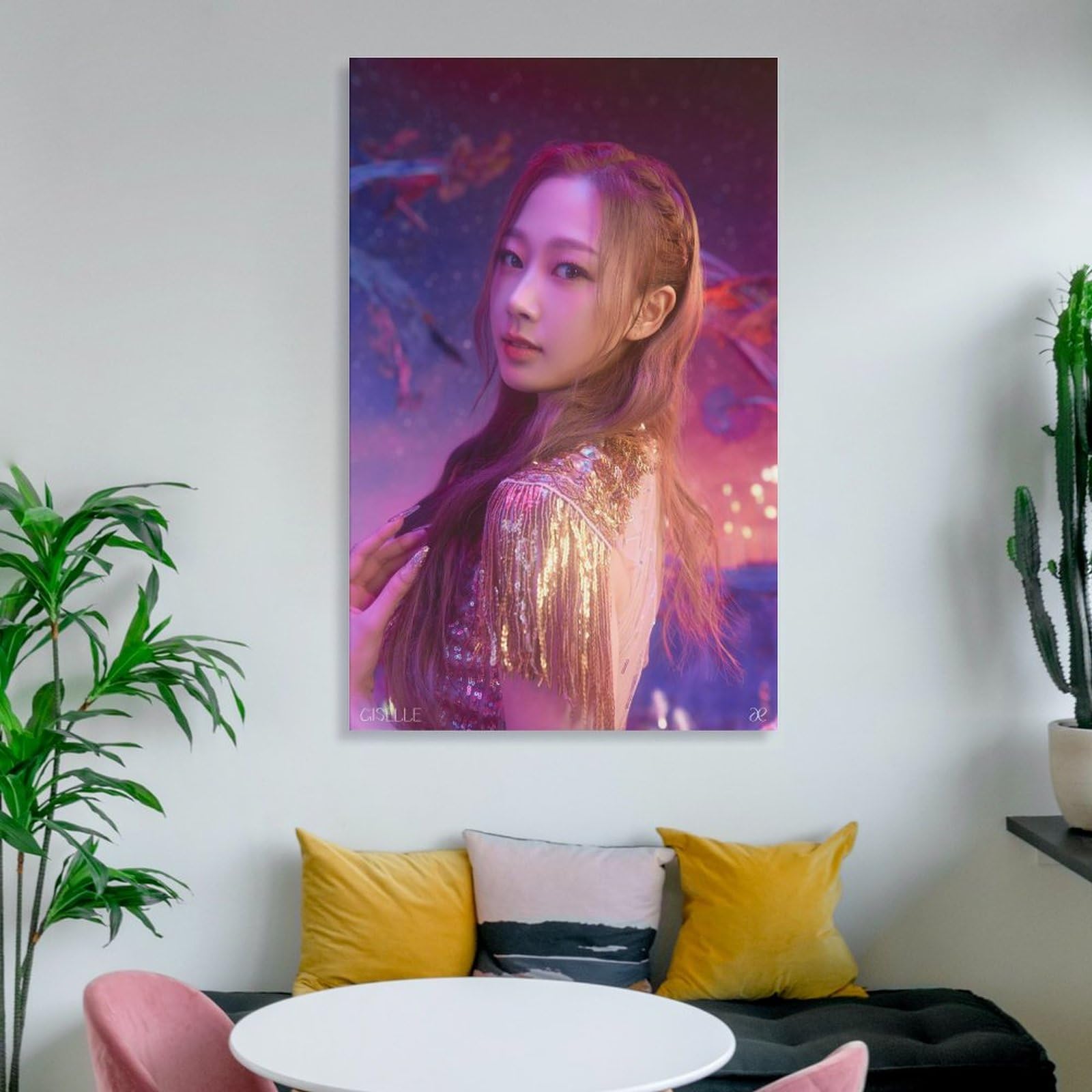 Giselle Aespa Black Mamba Fashion Modern Poster Art Paintings on
