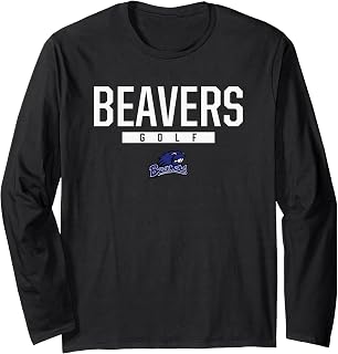 Harper Creek Beavers Logo Golf HS Long Sleeve T-Shirt