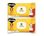 Foodie Puppies Anti-Bacterial 200 Pulls Pet Wet Wipes (Fresh Apple) – 100 Wipes (Pack of 2) | Grooming Wipes for Dogs, Puppies, Cats, Rabbits & Small Animals | SLS Free, Paraben Free & Cruelty Free