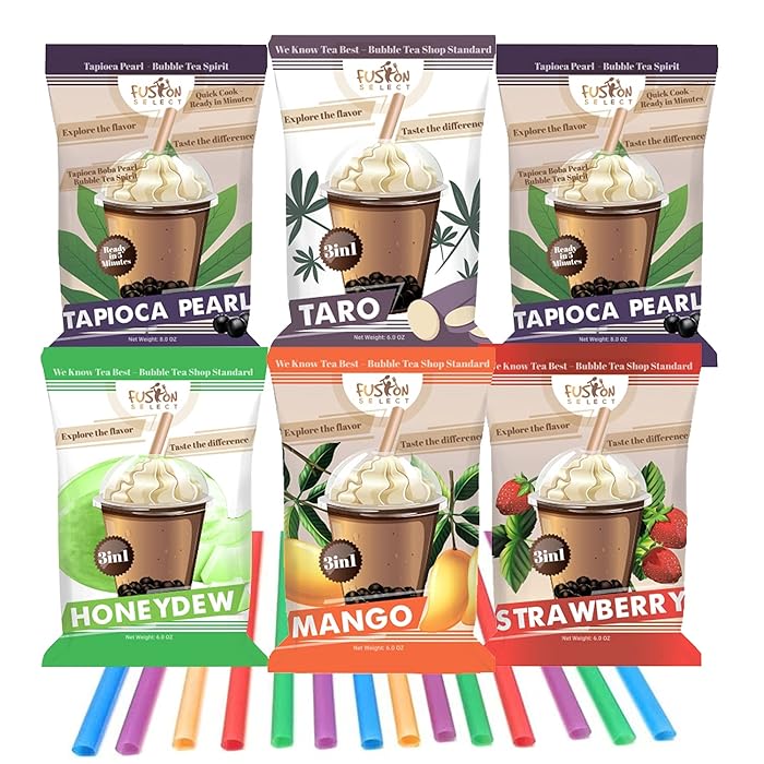 Buy The Ultimate DIY Bubble Tea Kit 4 Flavors of Boba Bubble Tea Drink
