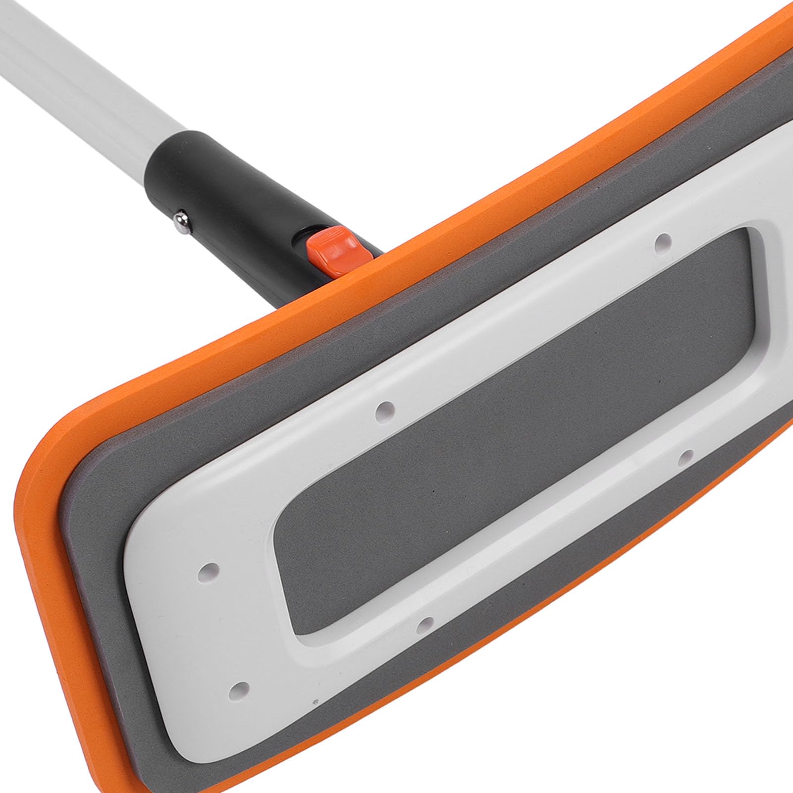 Grattoirs à neige de voiture en alliage d'aluminium, balai de déneigement efficace, grattoir à glace, poignée ergonomique pour pare-brise de voiture (Orange)