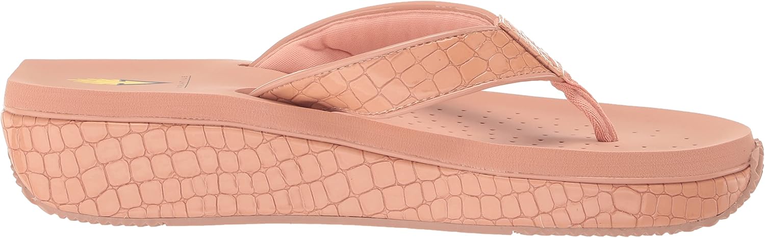 VOLATILE Women's Mini Croco Wedge Sandal - Image 5