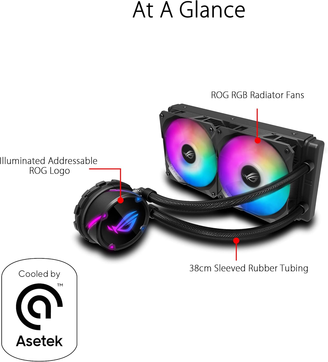 Big Sale ASUS ROG Strix LC240 RGB 240mm Liquid Cooler Flash Deals - 70% OFF ASUS ROG Strix LC240 RGB 240mm Liquid Cooler