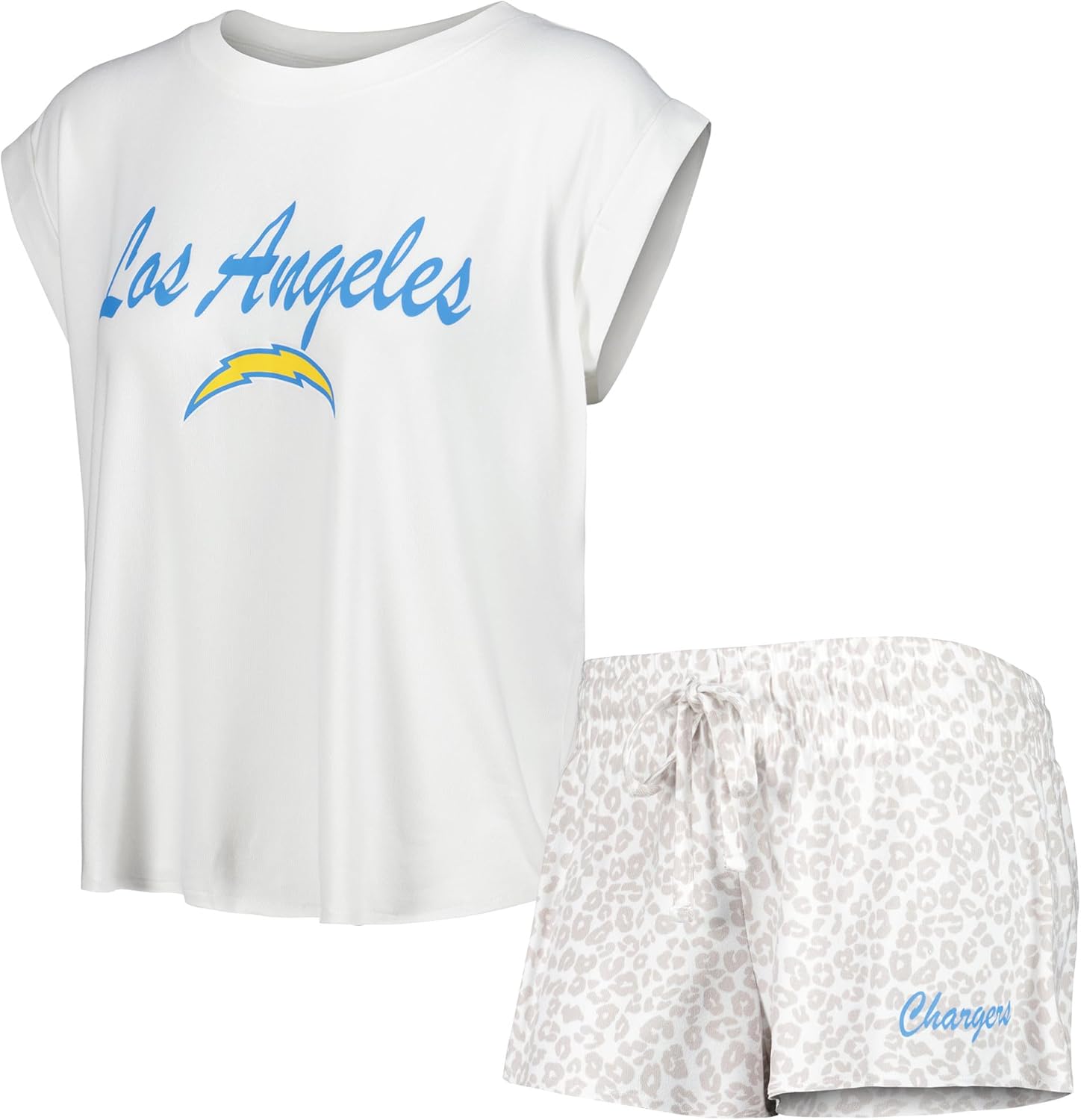 Concepts Sport Women's NFL Montana Knit Top & Shorts Sleep Set