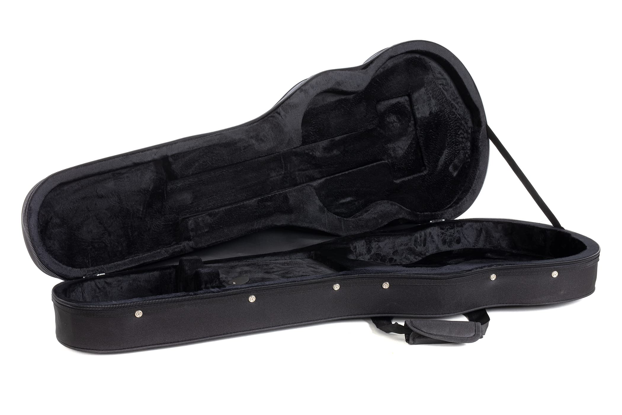 Futerał na gitarę elektryczną GEWA FX Light Weight Softcase, w kształcie LP, futerał formowany, czarny