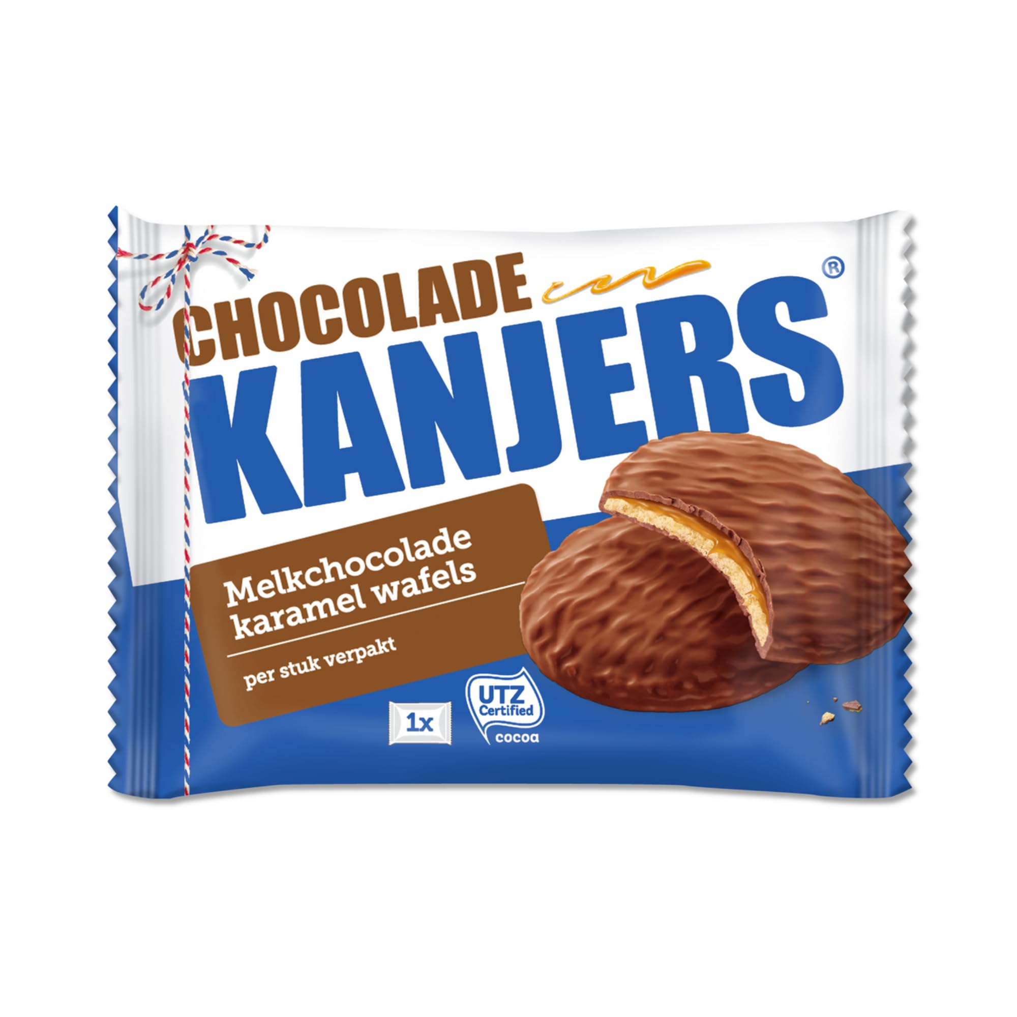 Kanjers - Chocolate Caramel Waffles - 24 pcs