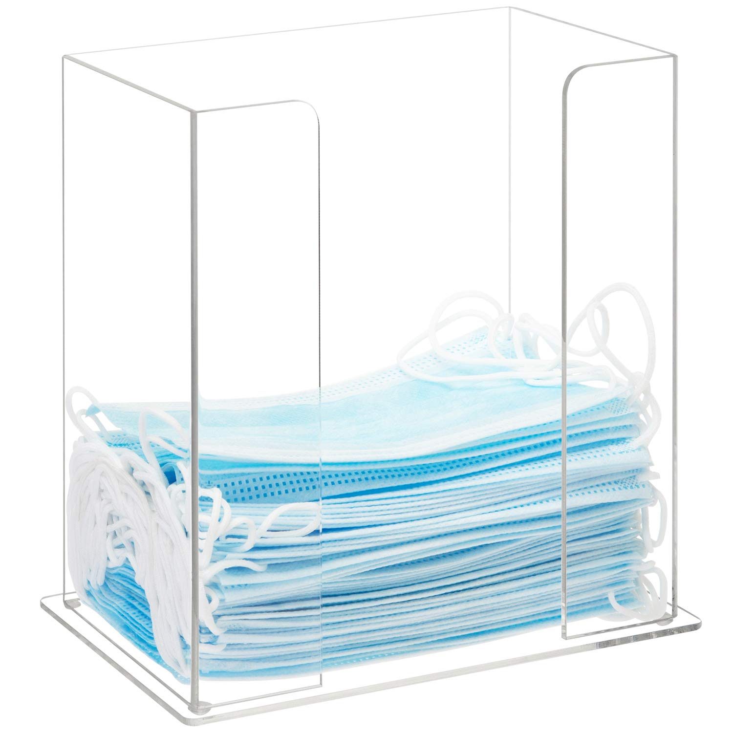 Buy MyGift Premium Clear Acrylic Disposable Personal Face Storage Box