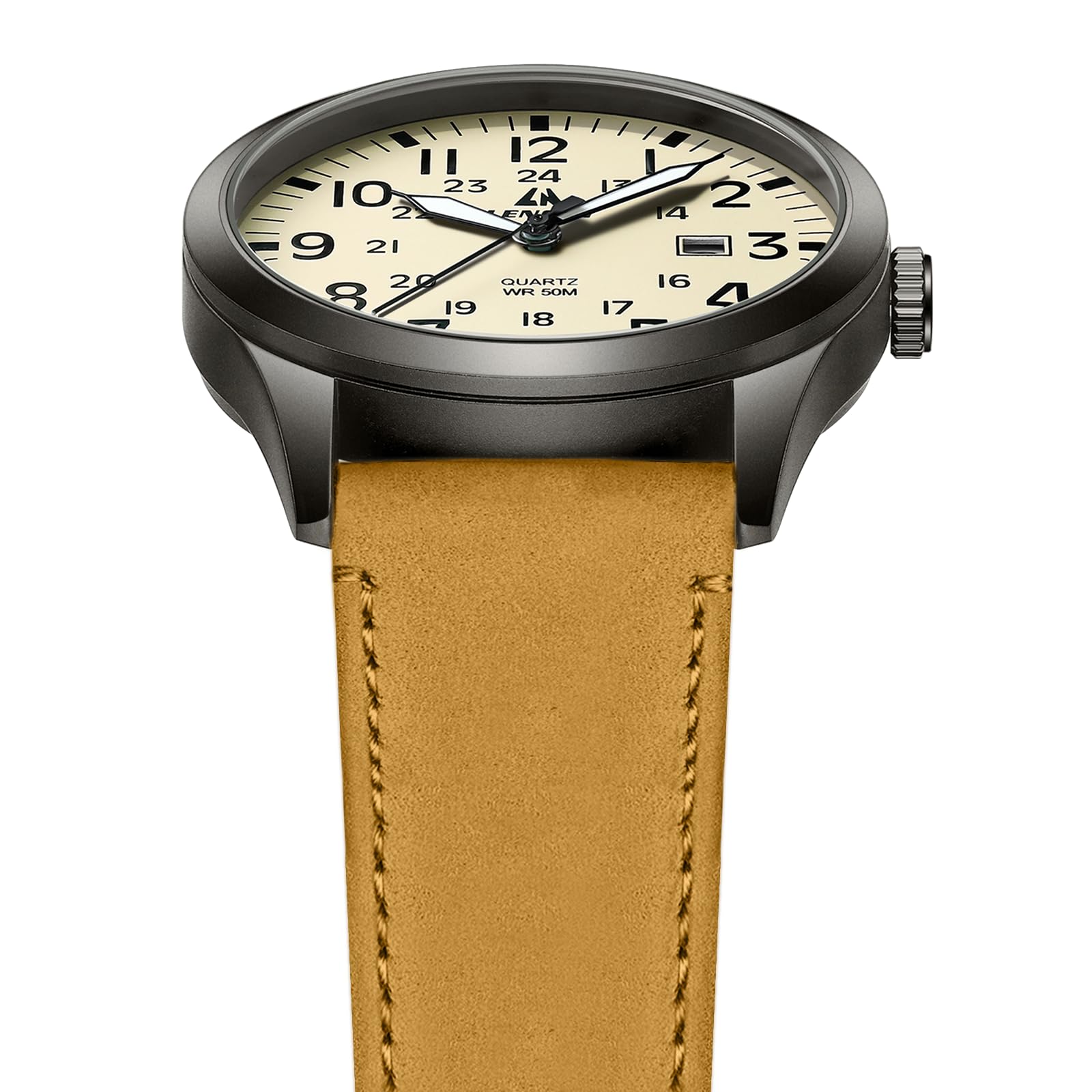 LN LENQIN Orologio Uomo Orologio Militare Orologio Campo Orologi Analogici Al Quarzo Per Uomo Orologi Polso Impermeabili Con Cinturino in Nylon Orologio Sportivo Tattico Militare Con Data