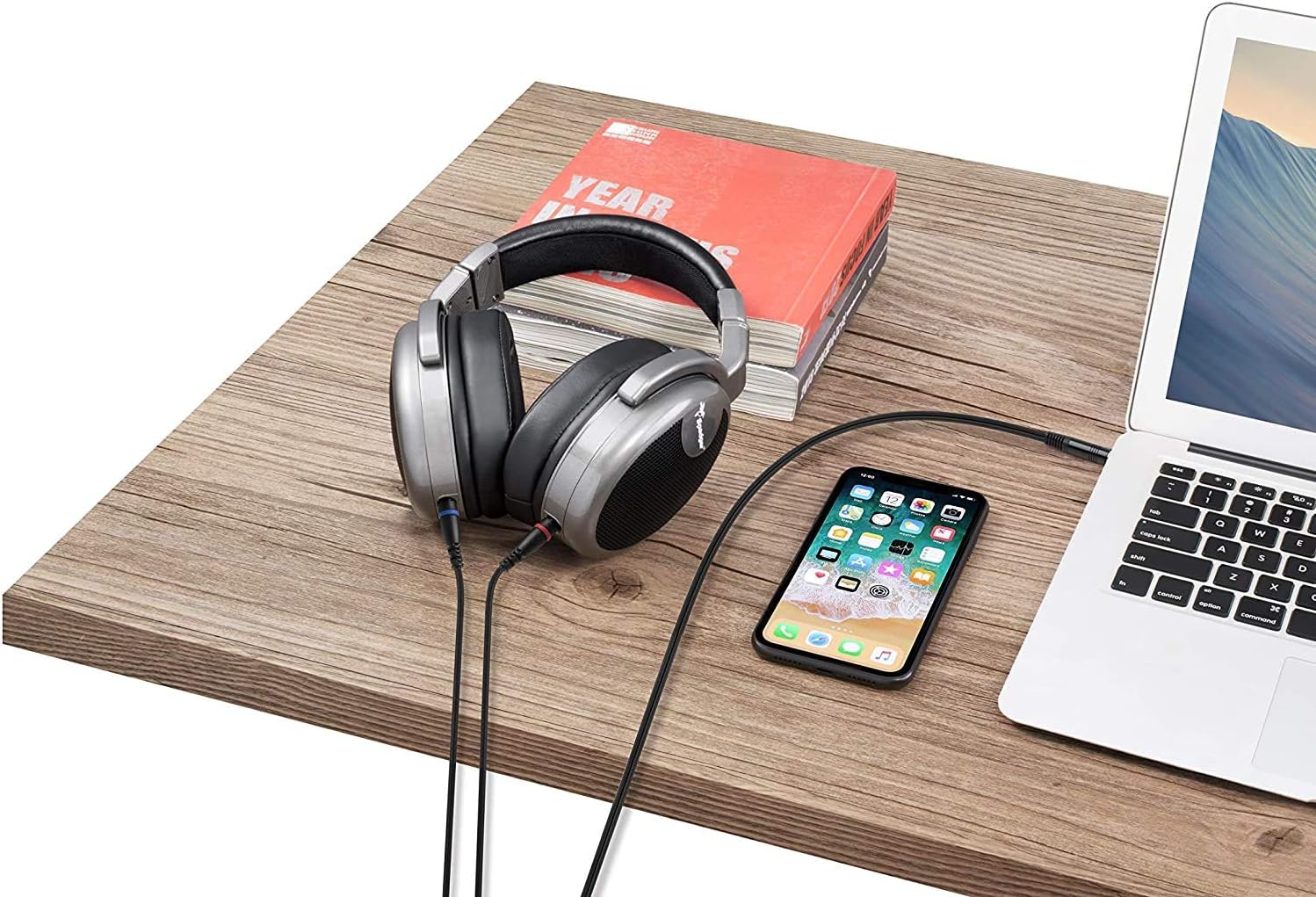 Holiday Deals 🛒 Premium Over-Ear Headphone, Spadger CD990, Hi-Res Studio Certified, Professional DJ Stereo Monitor, Super Confortable, Extra Long Cable & Adapter Plug