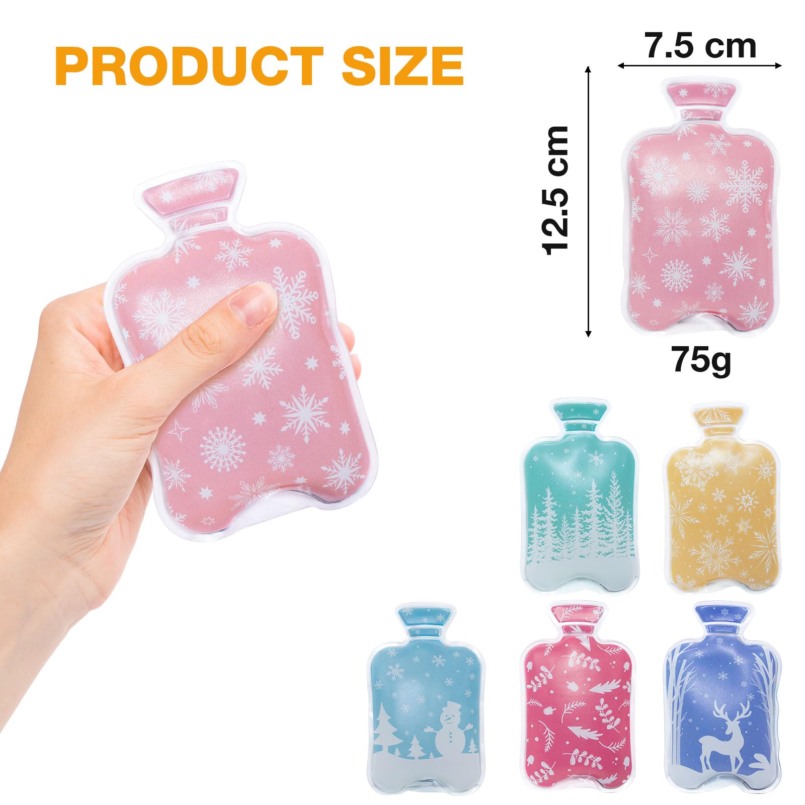 Chauffe-mains Barbapapa - Chauffe-mains réutilisables - Sac chauffant - Taille du sac