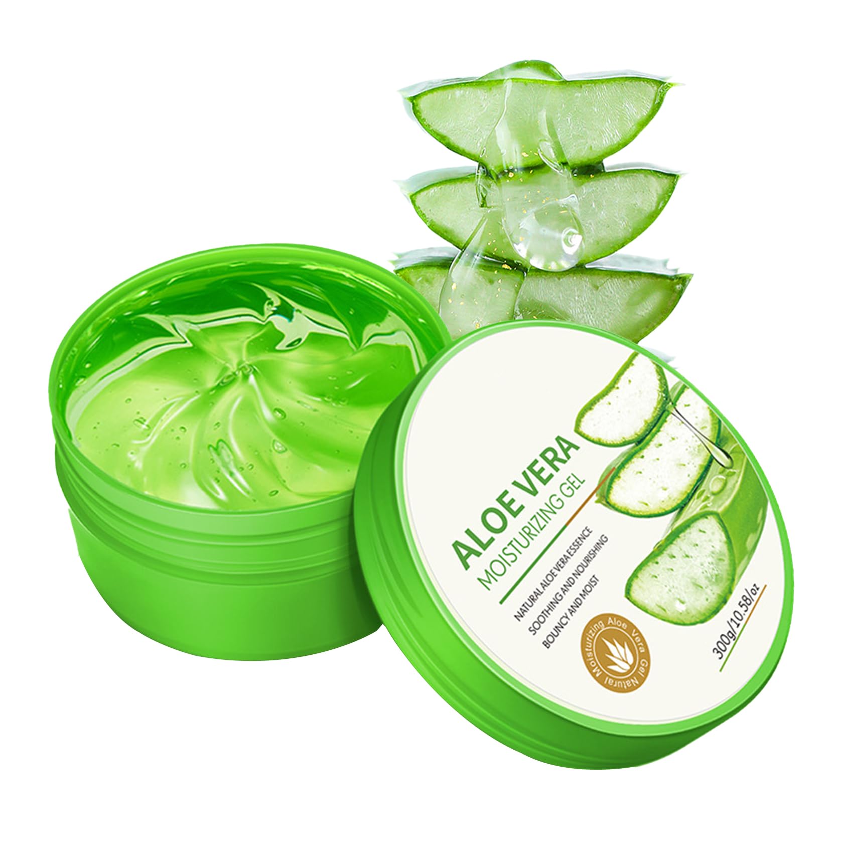 JunKuJK Purity Aloe Vera Gel - Hydrating Aloe Vera Gel for Face and Skin,No Sticky Moisturizing Aloe Gel D