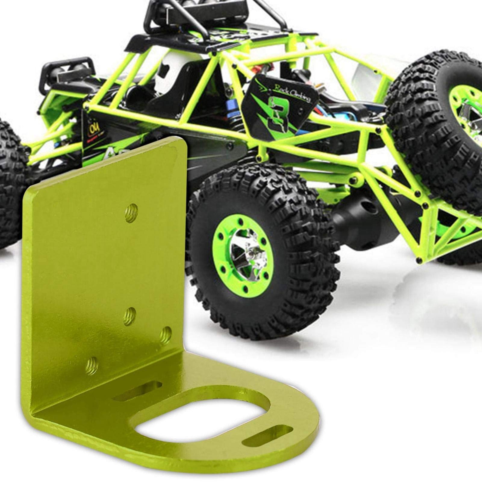 Metal adjust Motor Mounting Holder Bracket Seat Base L shape Fixed Seat for 540 3660 3650 Motors RC Accessory( Green) , RC Motor Base , RC Motor Base , Metal adjust Motor Mounting HolAdjusta