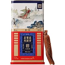 JUNG KWAN JANG Royal Root Good Grade 40ji 24 pcs. - Korean Red Panax Ginseng Whole Dried Agricultural Root - Traditional Food & Daily Herbal Beverage - Gluten Free, Non-GMO - Gift Set 10.58 oz