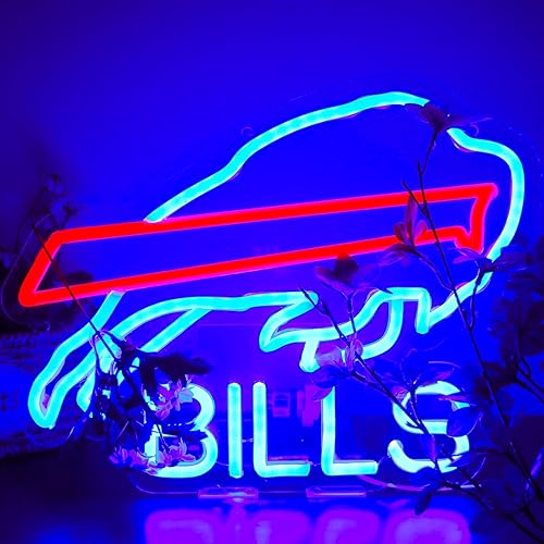 Buffalo Football Neon Signs Led Sign for Wall Decor Rugby