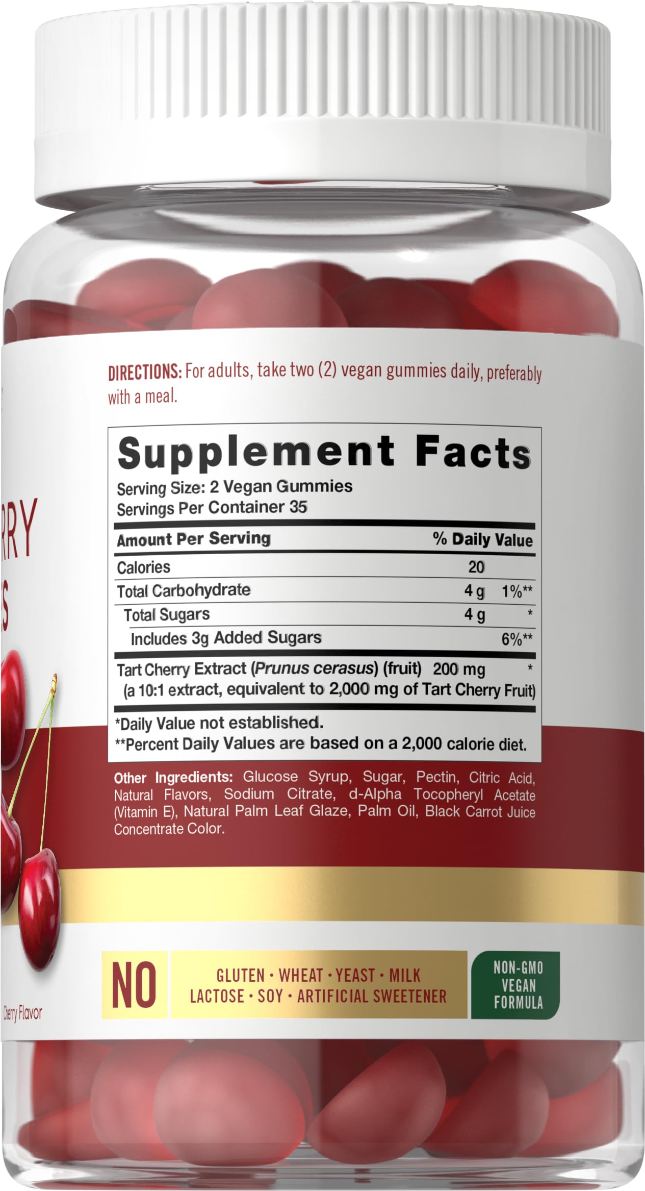 Carlyle Tart Cherry Gummies | 70 Count | Fruit Extract Supplement — Amazon image 2
