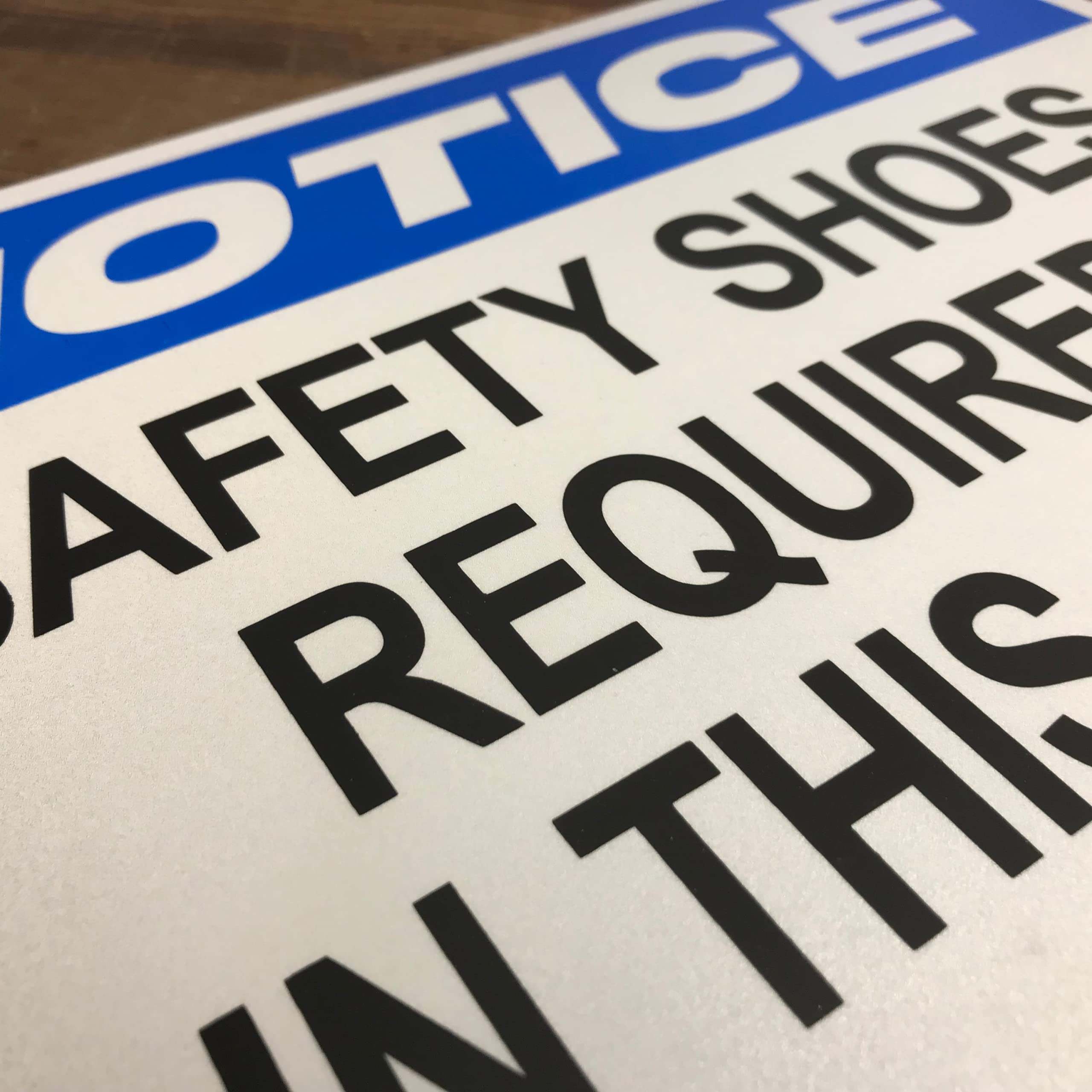14x10 Sign PPE Required Notice - 14x10 Inch Safety Signs For Workplace, 2 Pack ...