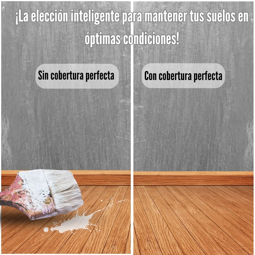 Perfect Cover® Eco Samoprzylepny tynk – włóknina malarska – powłoka z powłoką antypoślizgową – ochrona schodów – ochrona podłogi podczas prac DIY, na plac budowy i renowacji (0,65 x 25 m)