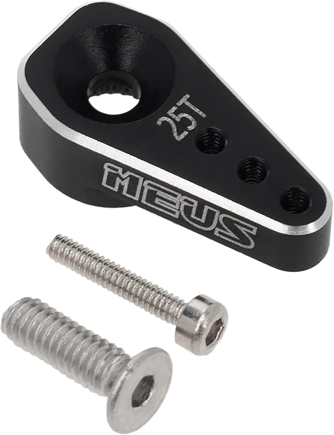 MEUS RACING SCX24 Micro Servo with Brass Servo Mount + Servo Arm for Axial SCX24 C10 JLU Bronco 1/24 RC Crawler Car Upgrade Parts