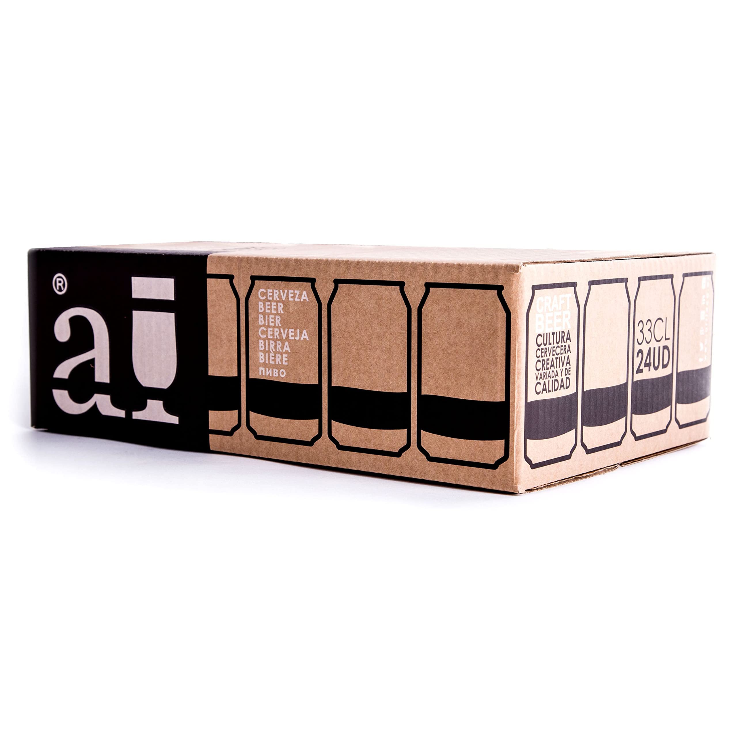 Cerveza Premium Arriaca IPA en Pack Fabricación Artesanal. Premios internacionales a la Mejor Cerveza Artesana (24 latas 33cl)