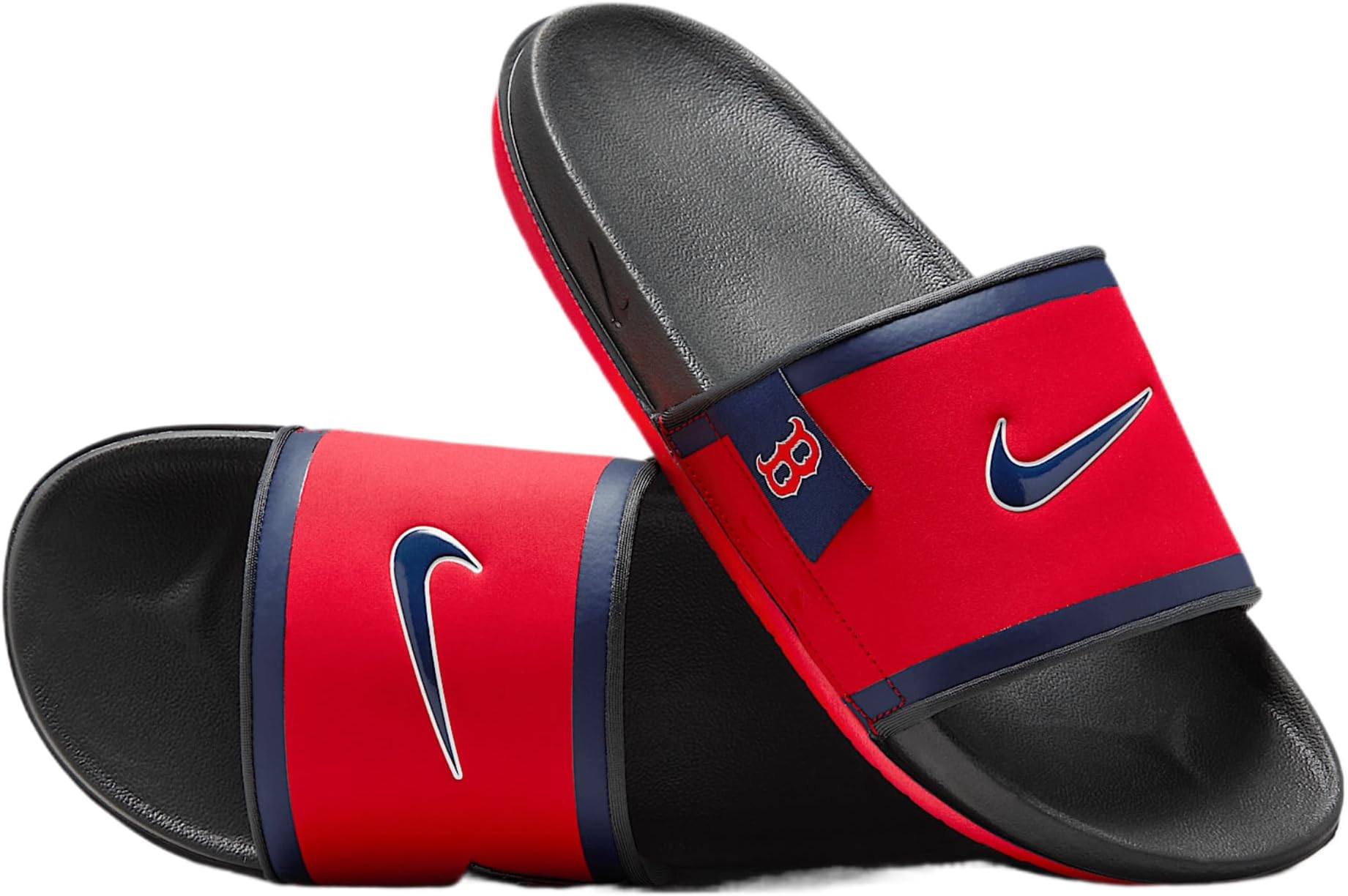 Offcourt (Boston Red Sox) Slides (Sport Red/Dark Smoke Grey/Midnight Navy) Size 13