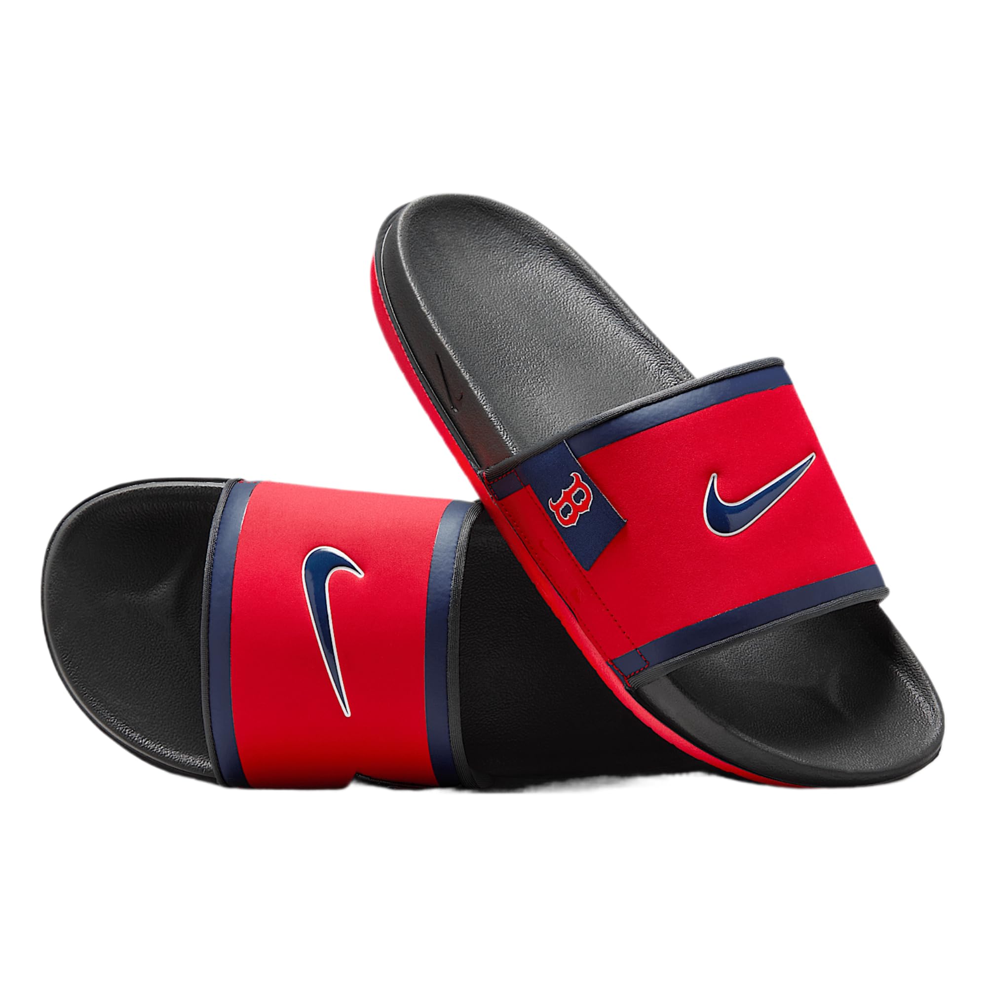 Offcourt (Boston Red Sox) Slides (Sport Red/Dark Smoke Grey/Midnight Navy) Size 13