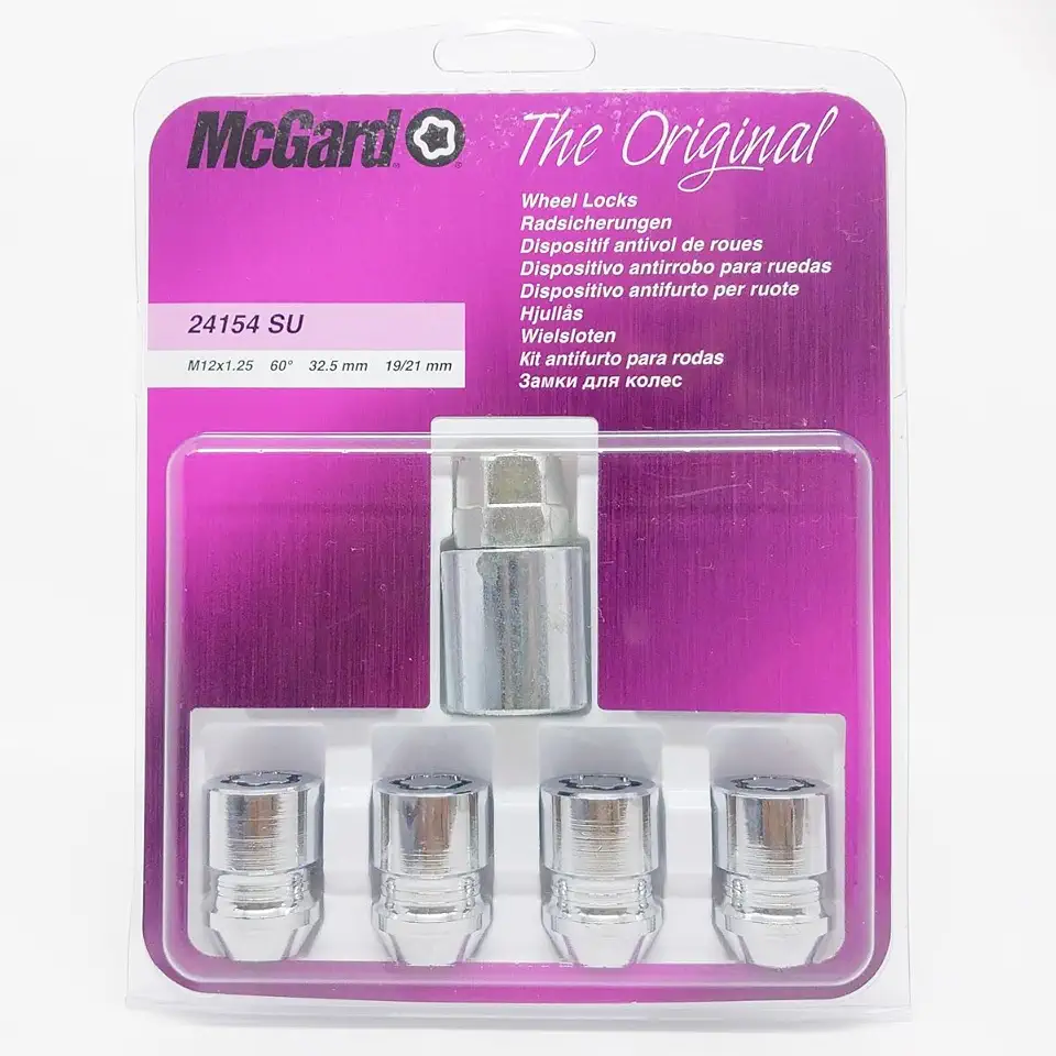 Trava Parafusos/Porcas Antifurto Para Rodas McGard Importado - Com Chave Segredo (Sentra - Frontier)