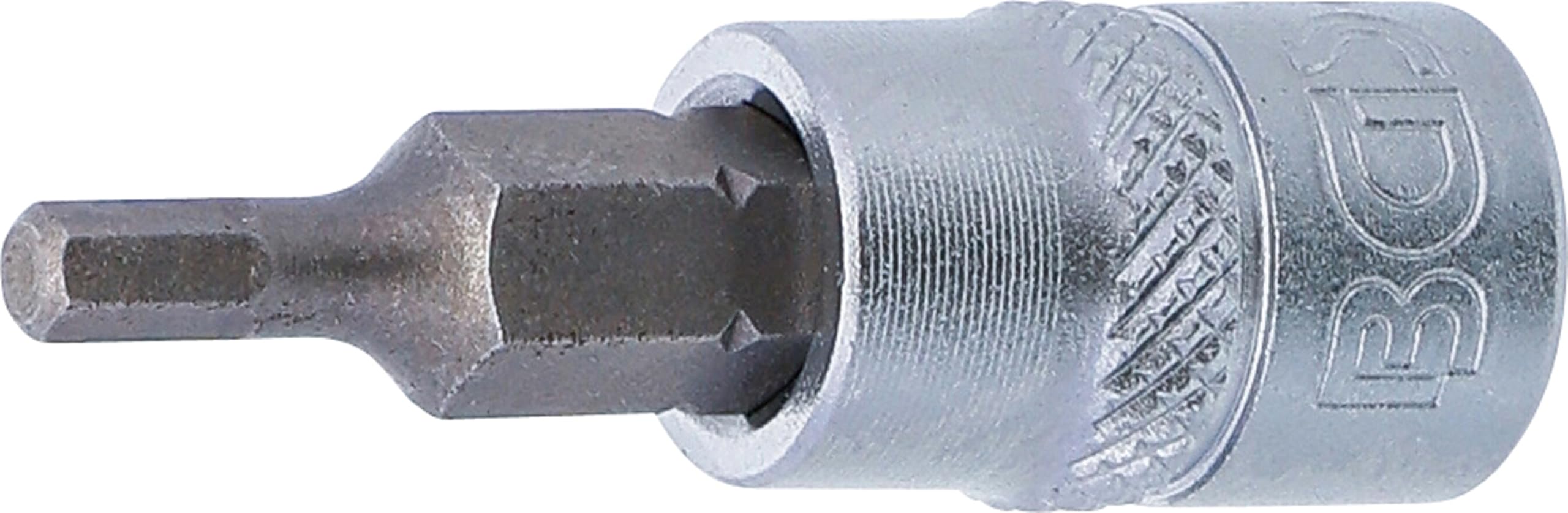 BGS 2497 | Bit Socket | 6.3 mm (1/4") Drive | internal Hexagon 3 mm