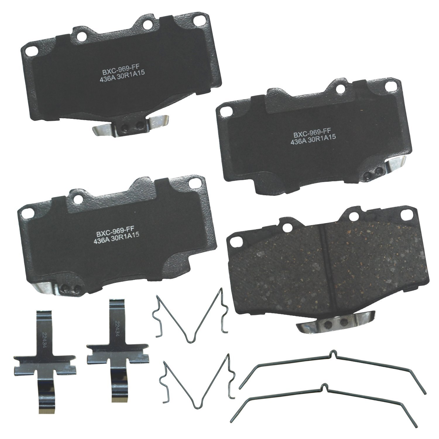 BENDIX SBC436A Stop By Brake Pads for Car Brakes, 4 Pack